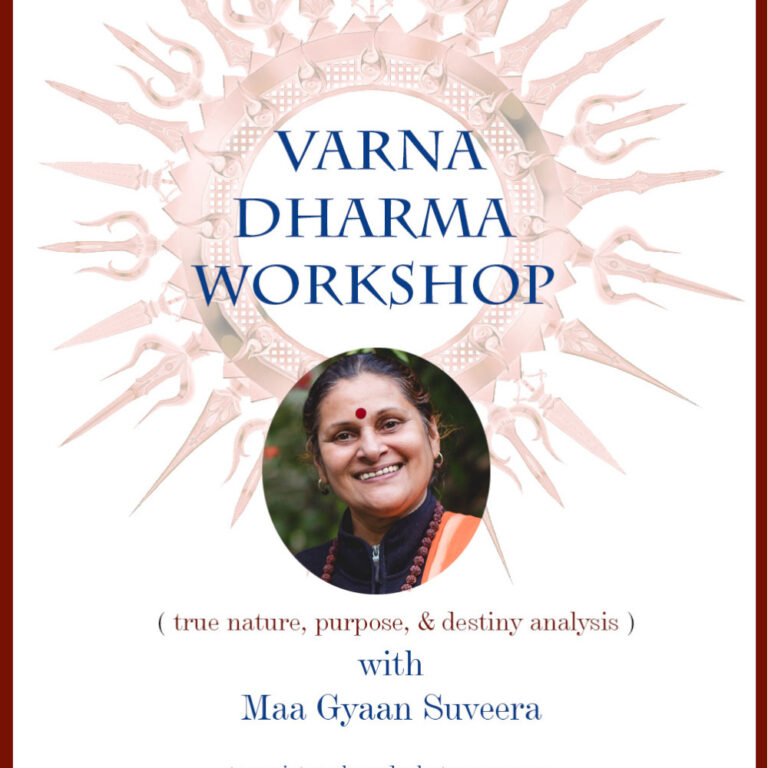 Varna Dharma Workshop